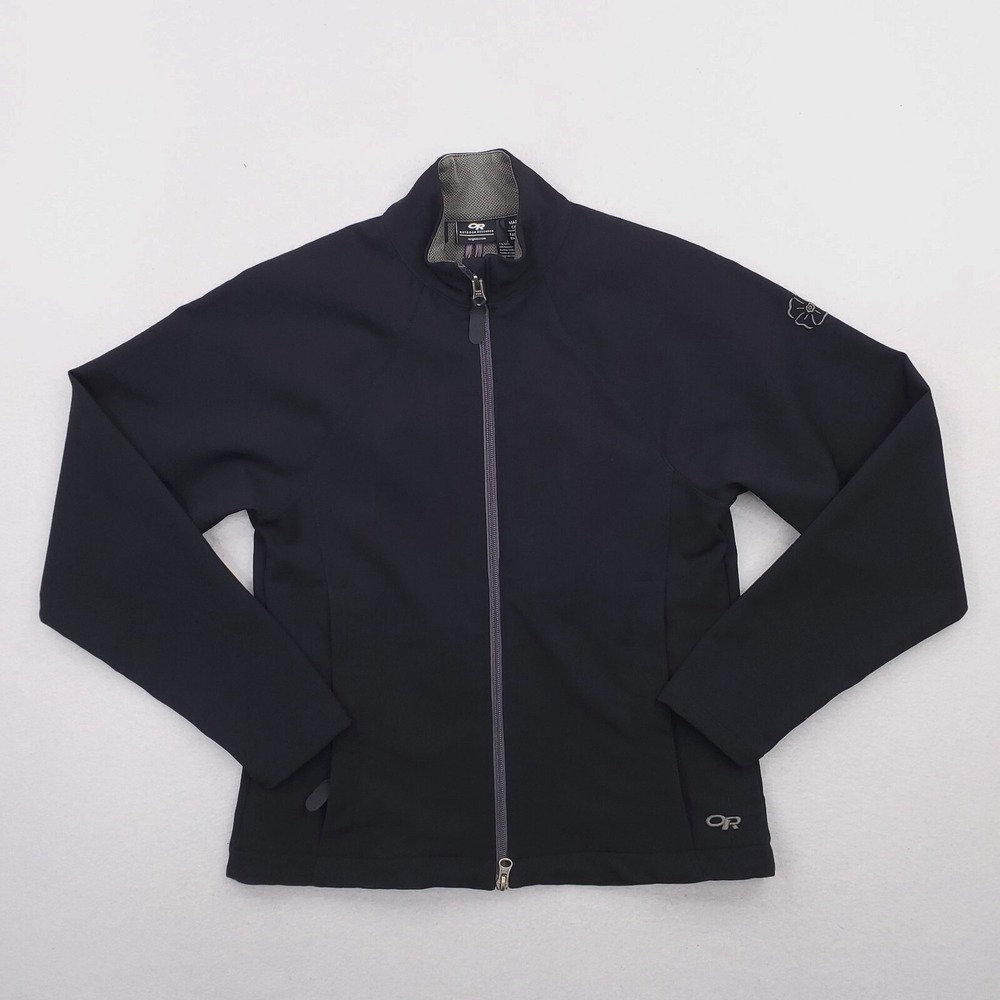 Outdoor Research Jacket Womens Small Black Softshell Lightweight Hiking Outdoor